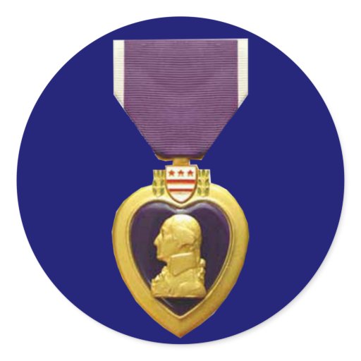 Purple Heart Medal Sticker | Zazzle