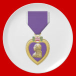 Purple Heart Plate plates