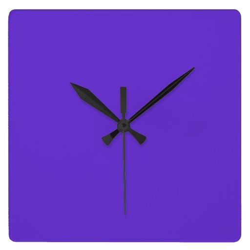 Purple Heart Purple Wall Clock