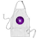 Purple Heart round 'love and kisses' apron