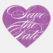 Purple Heart  |  Save the Date Envelope Seal Stickers