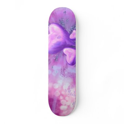 Purple Heart Skate Board by PraiseProducts