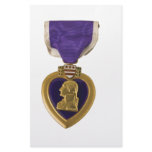 Purple Heart Customized Stationery