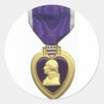Purple Heart Stickers