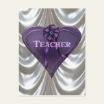 Purple Heart Teacher Post Card