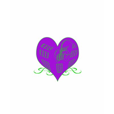 Purple Heart T Shirts by MissMissyLue