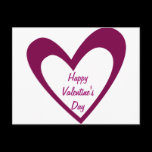 Purple Heart Valentine's Day Postcard postcards