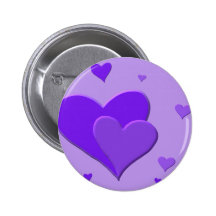 Purple Hearts Button