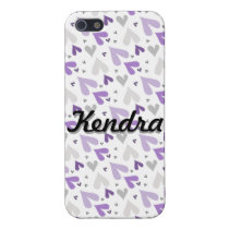 Purple hearts iphone5 case iphone cases