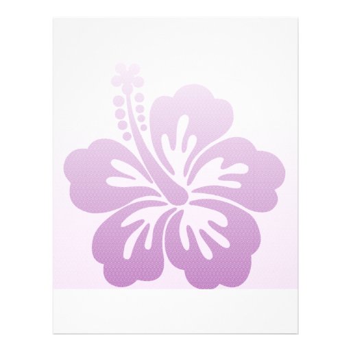Purple Hibiscus Flowers Tropical Hawaiian Luau Disposable Napkin