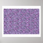 Purple  High Energy Color Theraphy Jewel Print