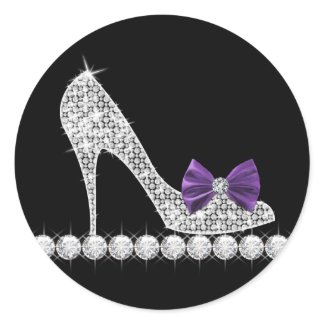 high heel shoe stickers by champagne n caviar more purple high heel ...