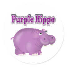 Dancing Purple Hippo