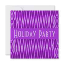purple Holiday Party invitations