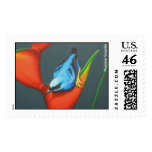 Purple Honeycreeper male Postage Stamps