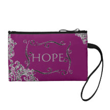Purple Hope Coin Purse