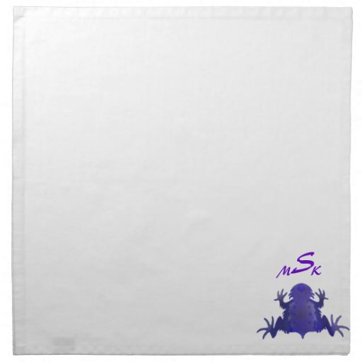 Purple Horned Frog MoJo Napkin