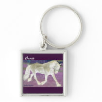 Purple Horse Key Chains