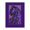 Purple Horse Postcards by RookyStudios Purple Horse Postcards