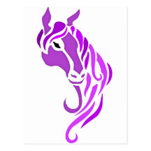 Purple Horse Postcards