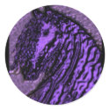 Purple Horse Stickers by RookyStudios Purple Horse Stickers