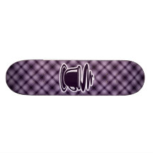 Purple Hot Coffee Skate Board Deck