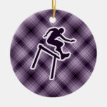 Purple Hurdler Ornament