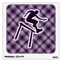 Purple Hurdler Room Sticker