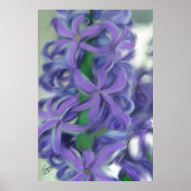 Purple Hyacinth 06` Posters