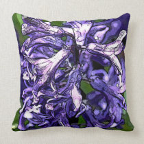 Purple Hyacinth American Mojo Pillow pillows