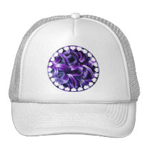 Purple Hyacinth Flower Baseball Hat