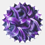Purple Hyacinth Flower Stickers