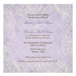 Purple Hydrangea Swirl - Floral Bridal Shower Custom Announcement
