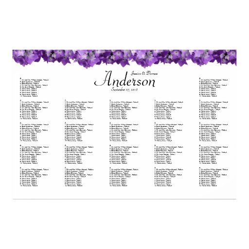banquet seating chart