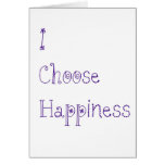 Purple I Choose Happiness Cards