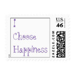 Purple I Choose Happiness Stamp