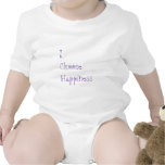 Purple I Choose Happiness Tee Shirts