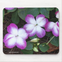 Purple Impatiens Mousepad mousepads