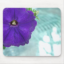 Purple Impatiens Mouse Pads