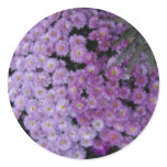 Purple Impression Round Sticker