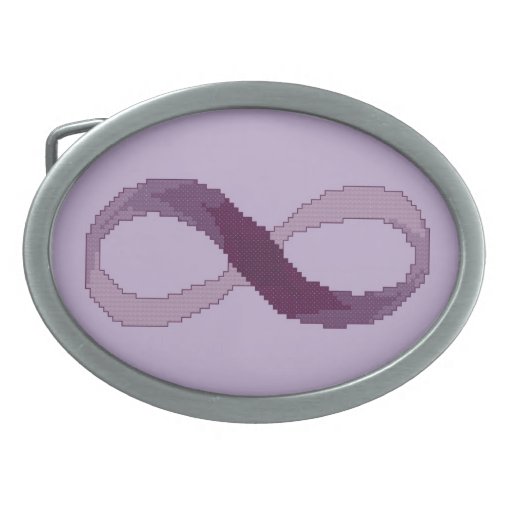 Purple Infinity Belt Buckle