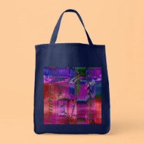 Purple Infusion Grocery Tote bags