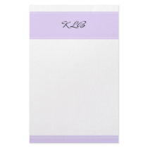 Purple Initial stationery by princessklb07 Purple Initial stationery