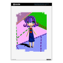 Purple iPad 3 Decal
