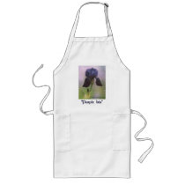 Purple Iris aprons by Linda_MN Purple Iris aprons