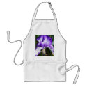 Purple Iris Apron by dlgray Purple Iris Apron