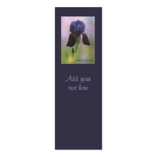 Purple Iris Business Card