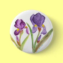 Purple Iris buttons