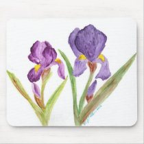 Purple Iris by EelKat mousepads