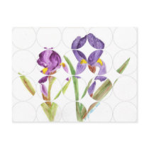 Purple Iris by EelKat postcards by eelkat Purple Iris by EelKat postcards